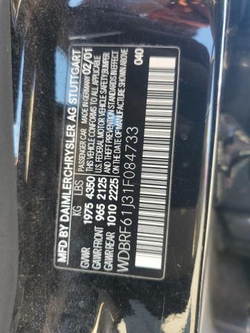 WDBRF61J31F084733 - 2001 MERCEDES-BENZ C 240 Qara foto 12