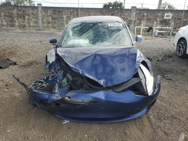 5YJ3E1EA6LF796913 - 2020 TESLA MODEL 3 BLUE photo 5