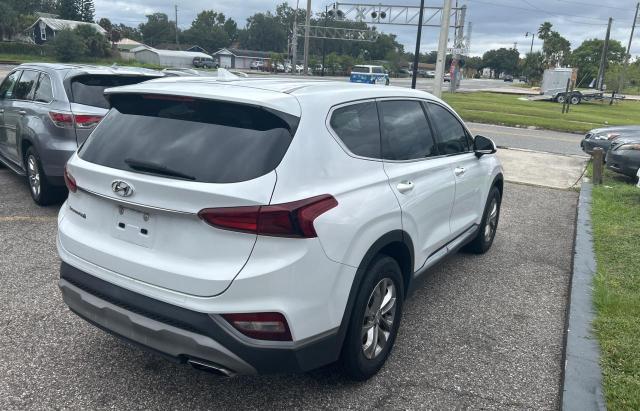 5NMS33AD0KH053559 - 2019 HYUNDAI SANTA FE SEL Սպիտակ լուսանկար 4