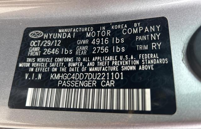 KMHGC4DD7DU221101 - 2013 HYUNDAI GENESIS 3.8L Boz foto 10