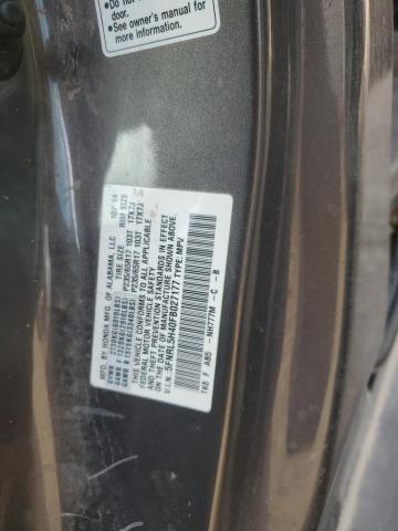 5FNRL5H40FB027177 - 2015 HONDA ODYSSEY EX GRAY photo 13