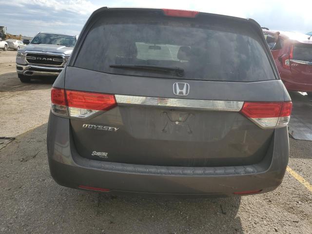 5FNRL5H40FB027177 - 2015 HONDA ODYSSEY EX GRAY photo 6