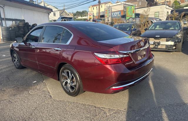 1HGCR2F41GA000779 - 2016 HONDA ACCORD LX BURGUNDY photo 3