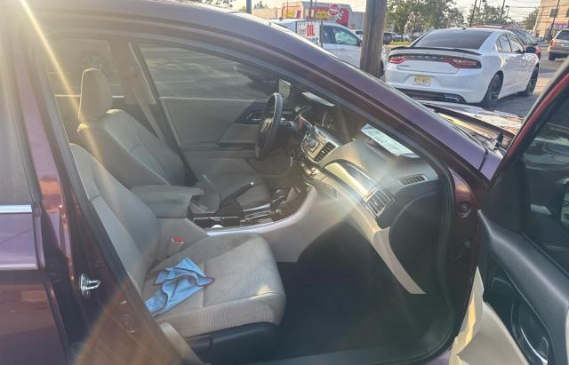 1HGCR2F41GA000779 - 2016 HONDA ACCORD LX BURGUNDY photo 5