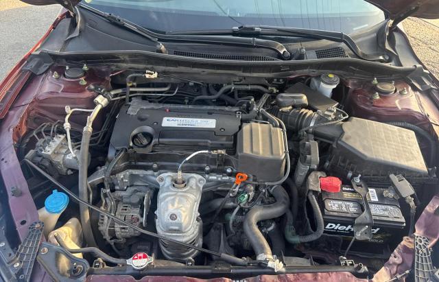 1HGCR2F41GA000779 - 2016 HONDA ACCORD LX BURGUNDY photo 7