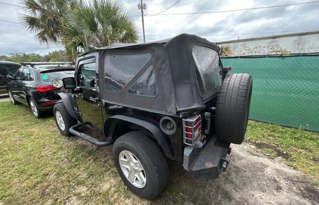 1J4FA24147L109862 - 2007 JEEP WRANGLER X BLACK photo 3