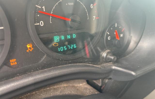 1J4FA24147L109862 - 2007 JEEP WRANGLER X BLACK photo 8