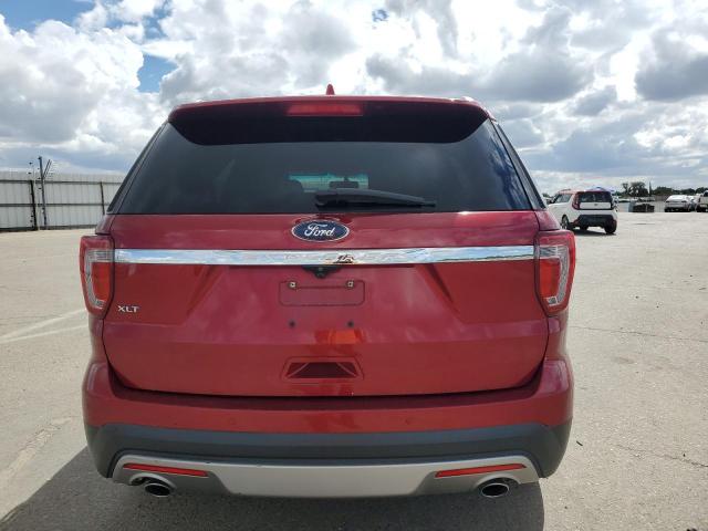 1FM5K7D86GGB73205 - 2016 FORD EXPLORER XLT მუქწითელი ფოტო 6