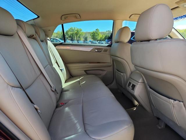 4T1BK36BX7U234576 - 2007 TOYOTA AVALON XL Bordo foto 10