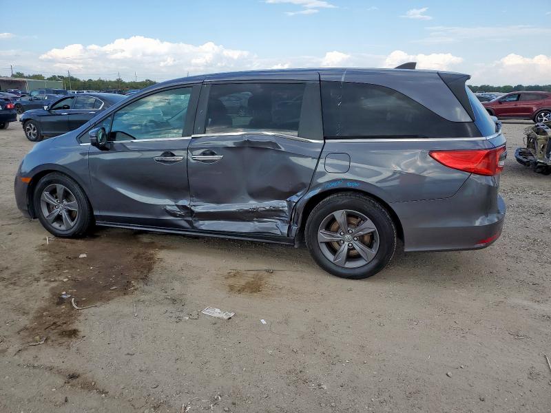 5FNRL6H51NB029257 - 2022 HONDA ODYSSEY EX GRAY photo 2