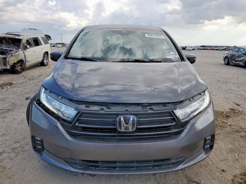 5FNRL6H51NB029257 - 2022 HONDA ODYSSEY EX GRAY photo 5