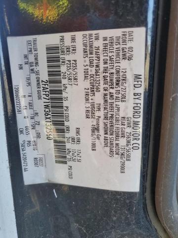 2FAFP71W36X132560 - 2006 FORD CROWN VICT POLICE INTERCEPTOR BLACK photo 12