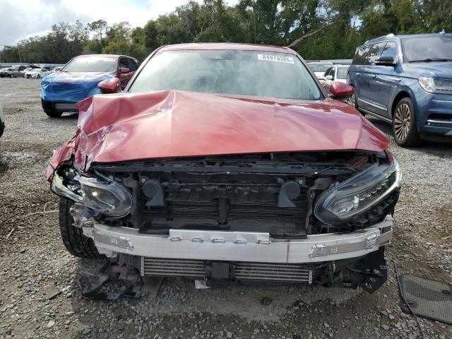 1HGCV1F51KA066708 - 2019 HONDA ACCORD EXL წითელი ფოტო 5