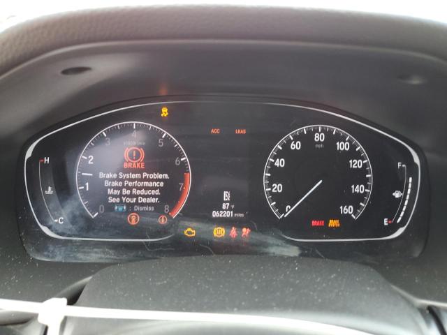 1HGCV1F51KA066708 - 2019 HONDA ACCORD EXL წითელი ფოტო 9