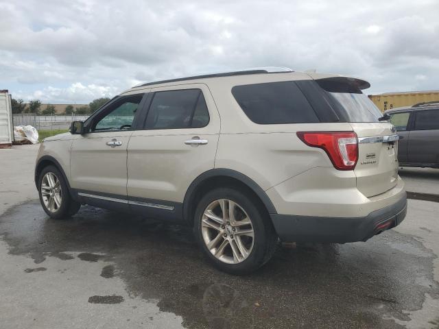 1FM5K7F83HGE19819 - 2017 FORD EXPLORER LIMITED BEIGE photo 2