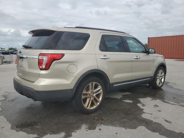 1FM5K7F83HGE19819 - 2017 FORD EXPLORER LIMITED BEIGE photo 3