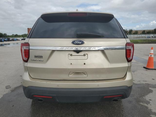 1FM5K7F83HGE19819 - 2017 FORD EXPLORER LIMITED BEIGE photo 6