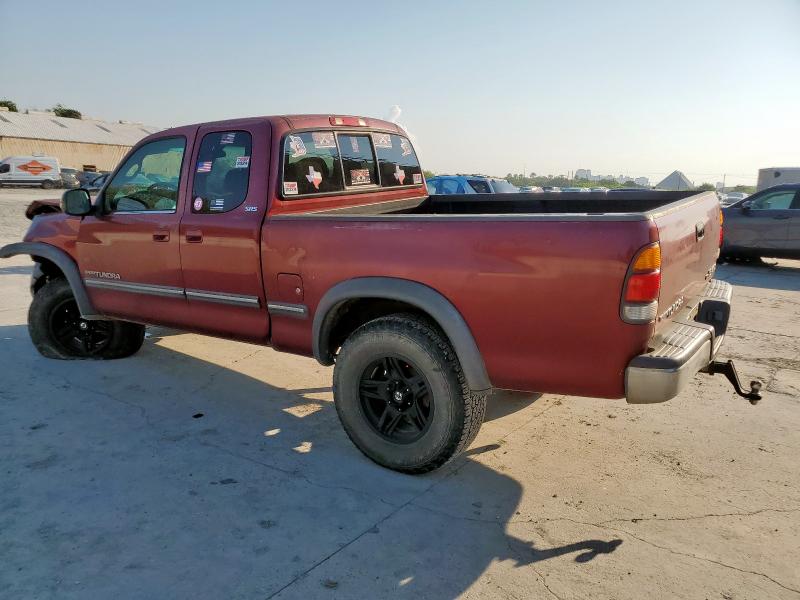 5TBBT44142S265166 - 2002 TOYOTA TUNDRA ACCESS CAB ბურგუნდია ფოტო 2