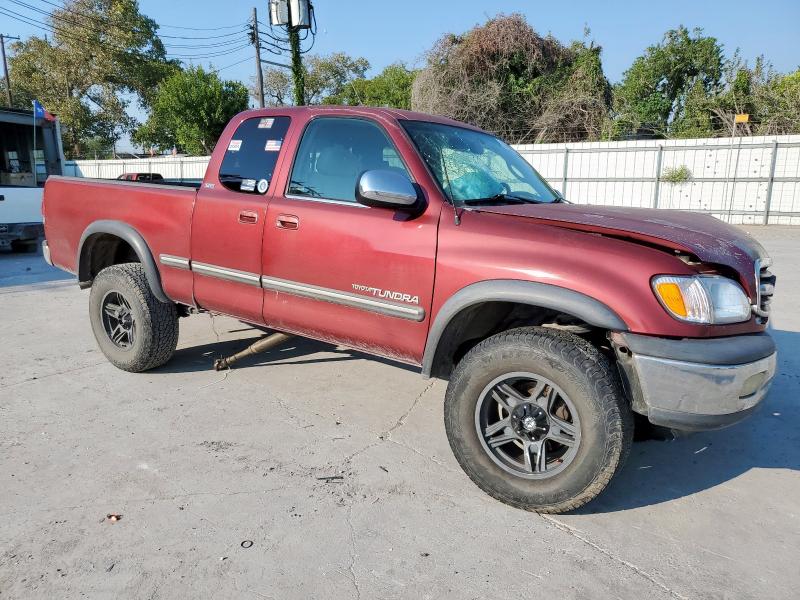 5TBBT44142S265166 - 2002 TOYOTA TUNDRA ACCESS CAB ბურგუნდია ფოტო 4