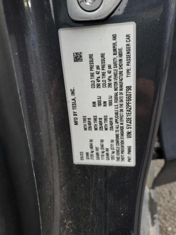 5YJ3E1EA2PF660798 - 2023 TESLA MODEL 3 Серый фото 13
