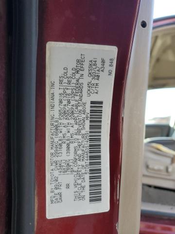 5TDBT44A63S142591 - 2003 TOYOTA SEQUOIA SR5 MAROON photo 13
