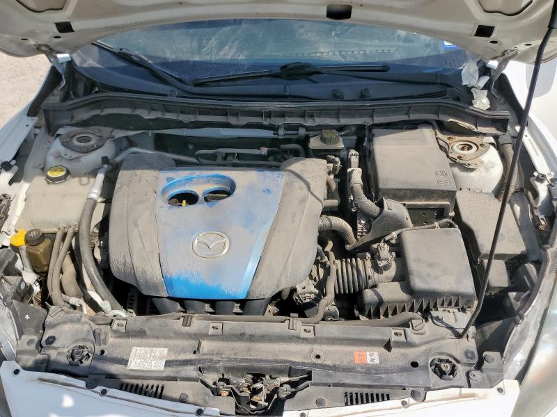 JM1BL1U80D1705306 - 2013 MAZDA 3 I WHITE photo 11