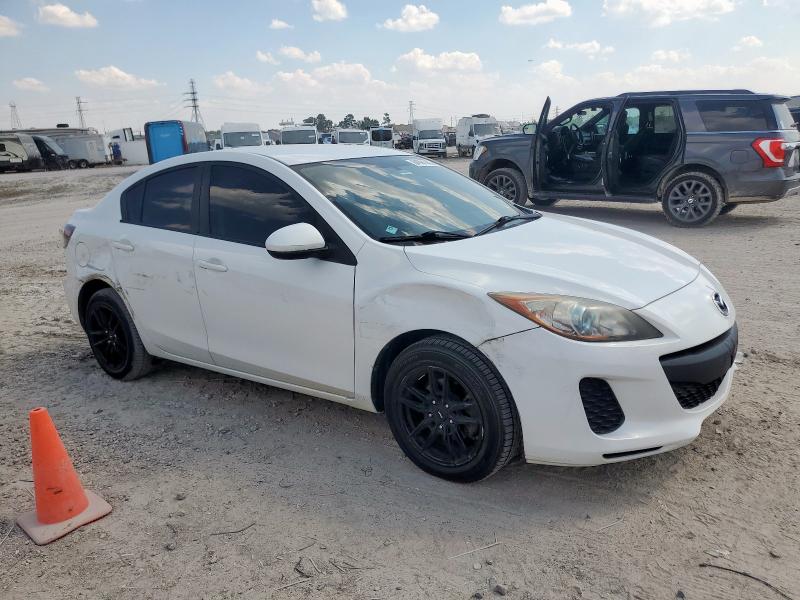 JM1BL1U80D1705306 - 2013 MAZDA 3 I WHITE photo 4