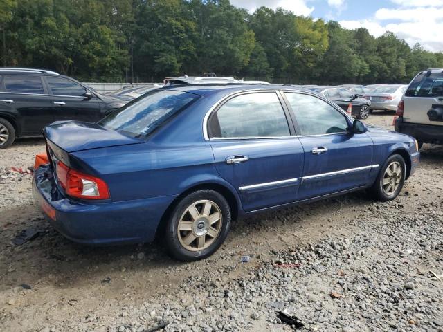 KNAGD126845305648 - 2004 KIA OPTIMA LX BLUE photo 3