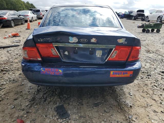 KNAGD126845305648 - 2004 KIA OPTIMA LX BLUE photo 6