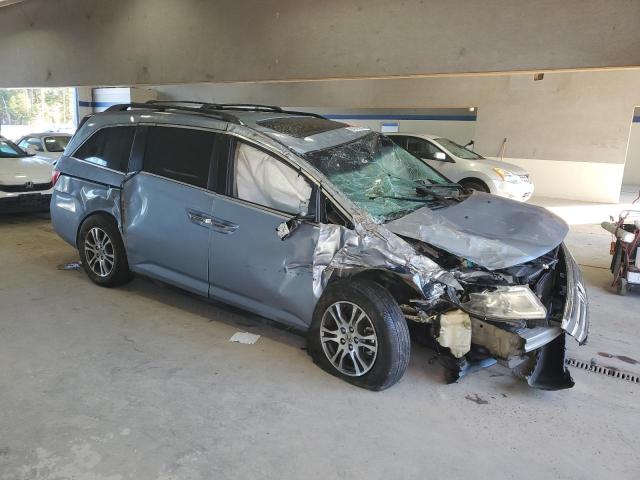 5FNRL5H69DB088431 - 2013 HONDA ODYSSEY EXL BLUE photo 4