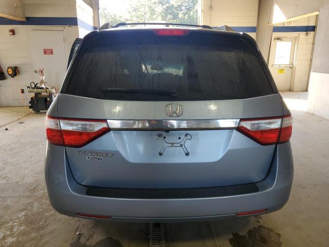 5FNRL5H69DB088431 - 2013 HONDA ODYSSEY EXL BLUE photo 6