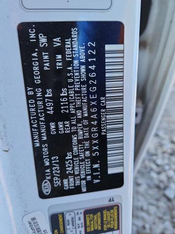 5XXGR4A6XEG264122 - 2014 KIA OPTIMA SX 白色 照片 12