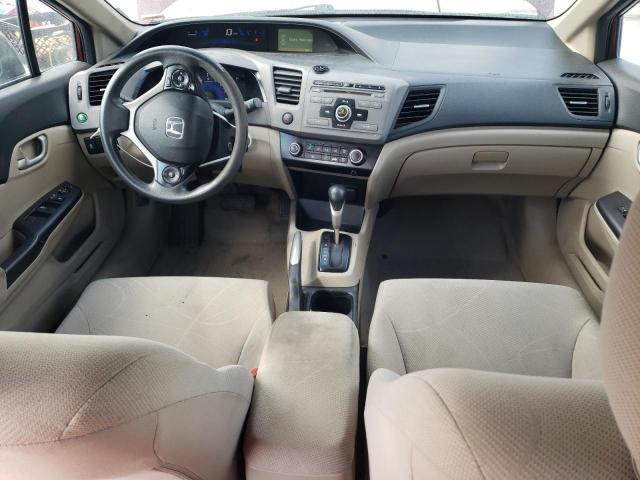 2HGFB2F52CH596409 - 2012 HONDA CIVIC LX MAROON photo 8