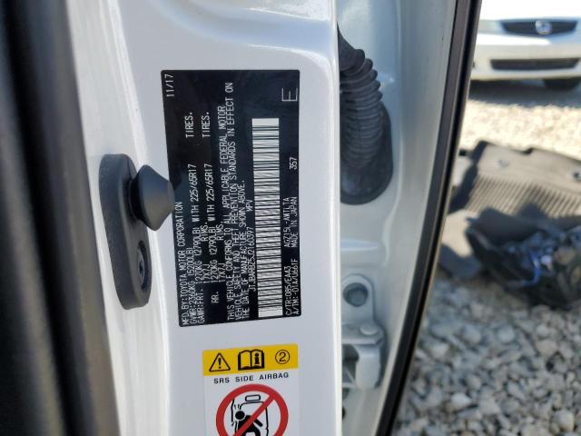 JTJBARBZ5J2160397 - 2018 LEXUS NX 300 BASE Blanc photo 13