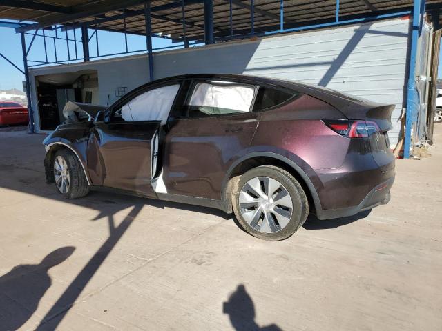 5YJYGDEEXMF213751 - 2021 TESLA MODEL Y 紫色 照片 2