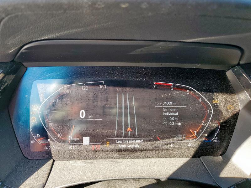 WBAHF3C05MWX36169 - 2021 BMW Z4 SDRIVE30I WHITE photo 9