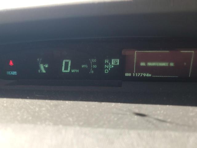 JTDKN3DU1A0037102 - 2010 TOYOTA PRIUS SILVER photo 9