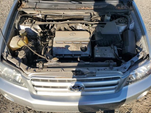 JTEDP21A740024247 - 2004 TOYOTA HIGHLANDER BASE Сірий фото 11