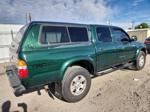 5TEHN72N23Z204356 - 2003 TOYOTA TACOMA DOUBLE CAB Жасыл фото 3
