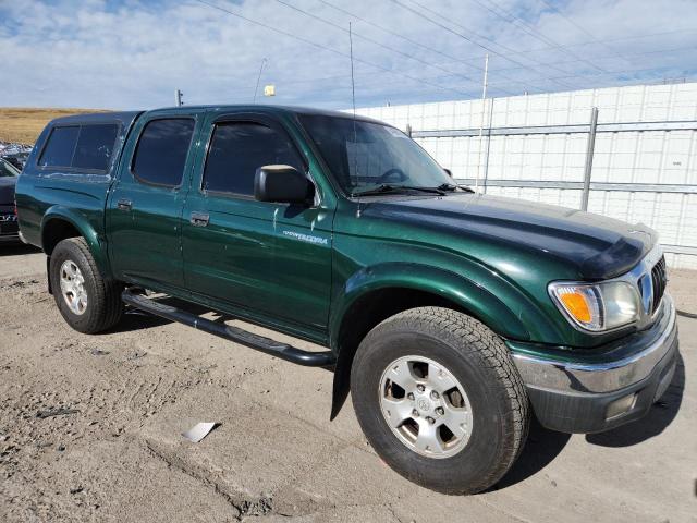5TEHN72N23Z204356 - 2003 TOYOTA TACOMA DOUBLE CAB Жасыл фото 4