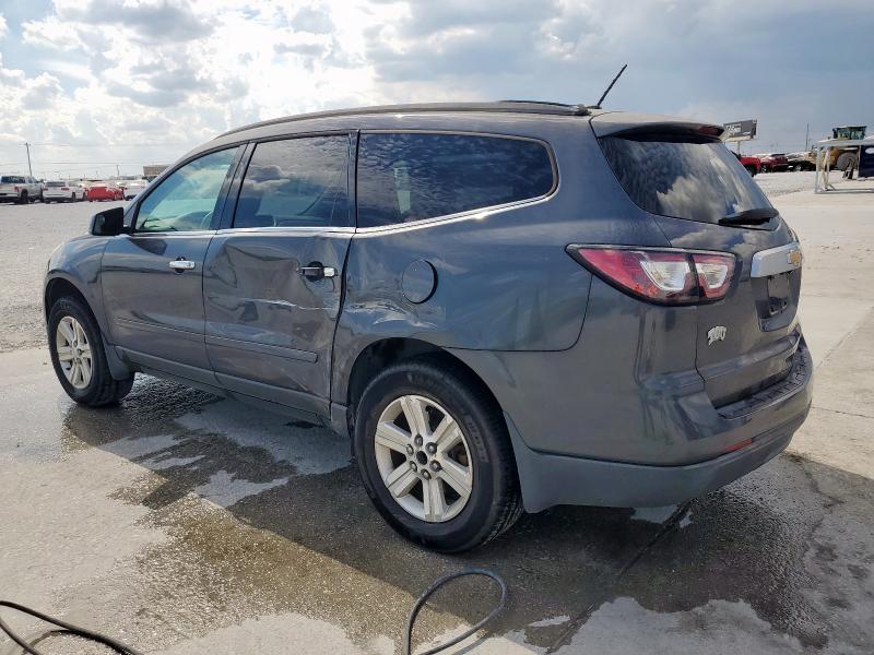 1GNKRHKD9EJ118439 - 2014 CHEVROLET TRAVERSE LT GRAY photo 2