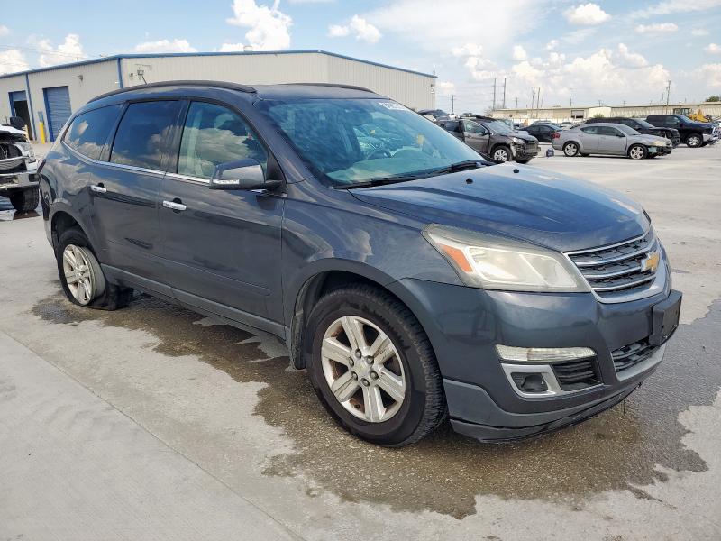 1GNKRHKD9EJ118439 - 2014 CHEVROLET TRAVERSE LT GRAY photo 4