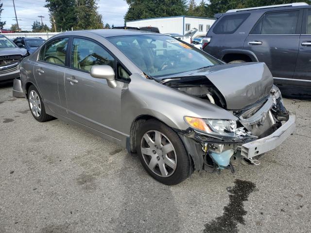 1HGFA16516L130281 - 2006 HONDA CIVIC LX ნაცრისფერი ფოტო 4