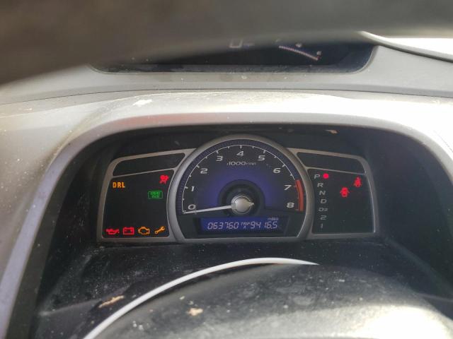 1HGFA16516L130281 - 2006 HONDA CIVIC LX ნაცრისფერი ფოტო 9