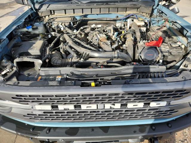 1FMEE5DP4NLB36869 - 2022 FORD BRONCO BASE Szary zdjęcie 12