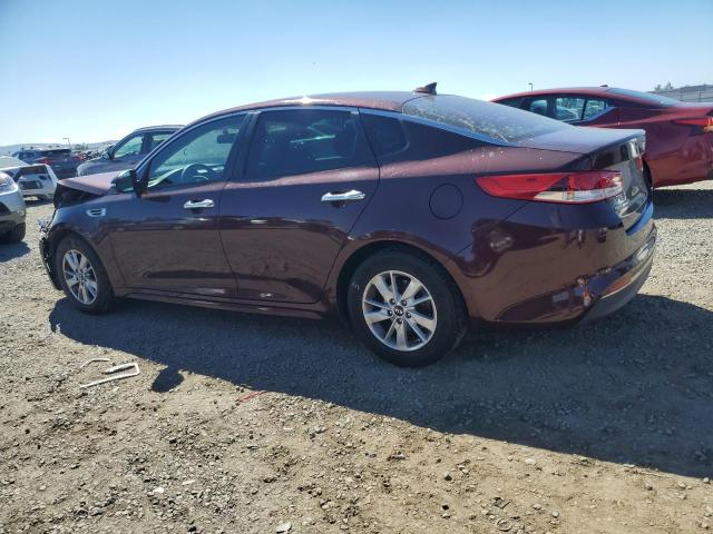 5XXGT4L32HG126096 - 2017 KIA OPTIMA LX BURGUNDY photo 2