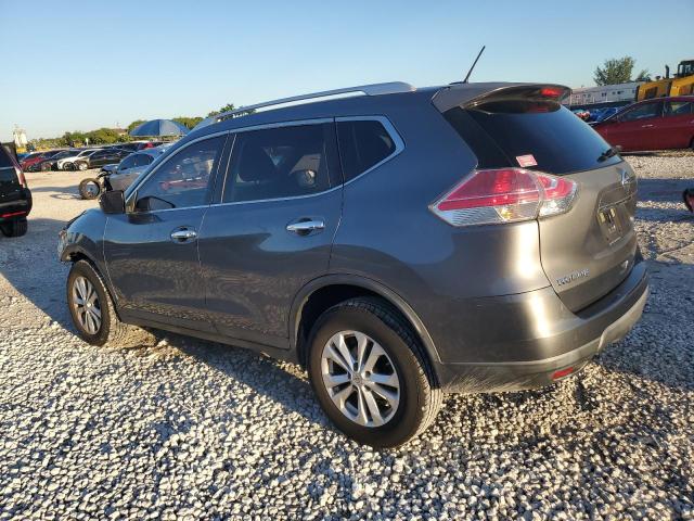 KNMAT2MTXFP528706 - 2015 NISSAN ROGUE S رمادي صورة 2