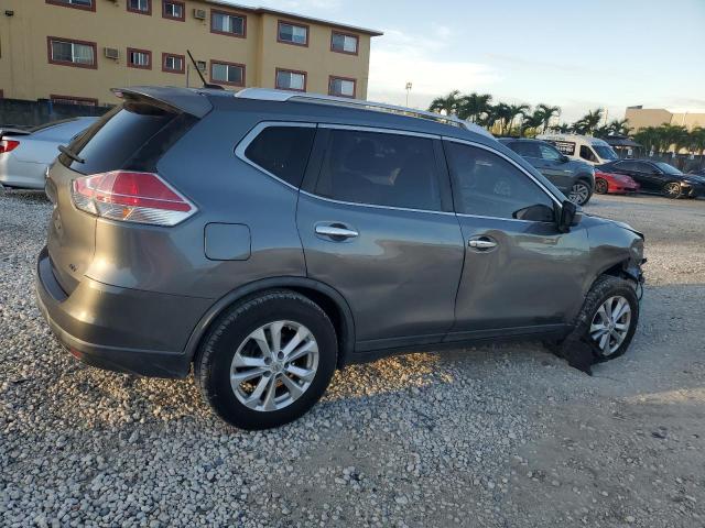 KNMAT2MTXFP528706 - 2015 NISSAN ROGUE S رمادي صورة 3