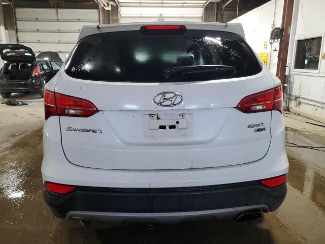 5XYZTDLB9EG193088 - 2014 HYUNDAI SANTA FE S WHITE photo 6