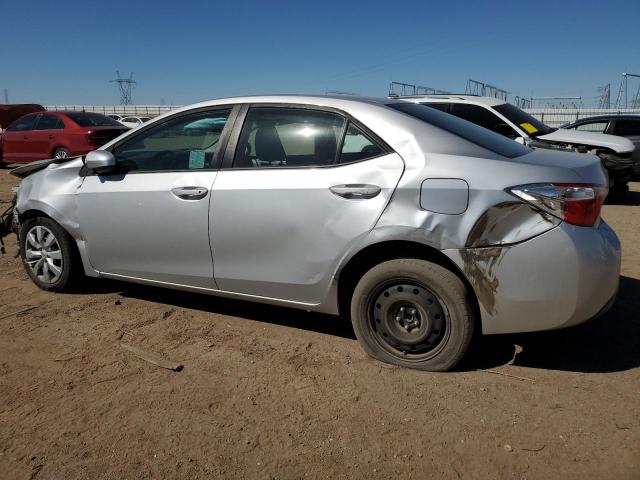 5YFBURHE8GP553738 - 2016 TOYOTA COROLLA L SILVER photo 2